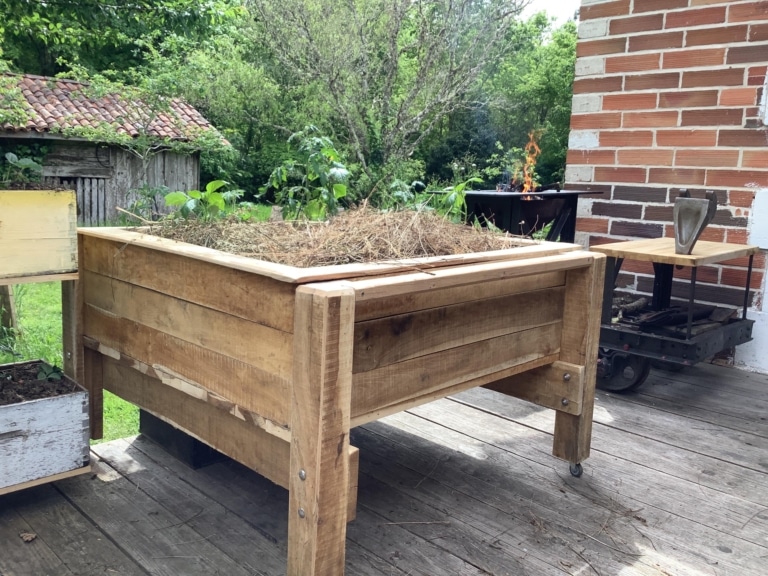 creation bac potager chene landes 5